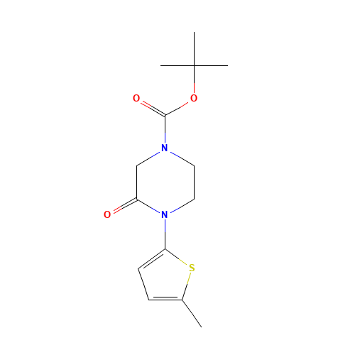 tert-butyl 4-(5-methylthiophen-2-yl)-3-oxopiperazine-1-carboxylate (CAS: 1284249-84-8) - Related Chemical Product
