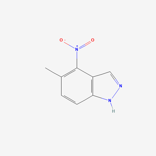 5-methyl-4-nitro-1H-indazole (CAS: 81115-59-5) - Chemical Structure and Molecular Formula 