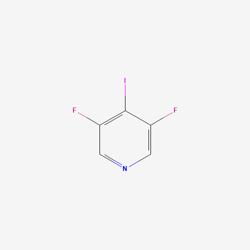 3,5-difluoro-4-iodopyridine (CAS: 1116099-07-0) - Chemical Structure and Molecular Formula 