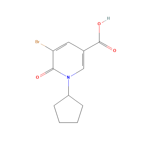 5-bromo-1-cyclopentyl-6-oxopyridine-3-carboxylic acid (CAS: 939410-25-0) - Related Chemical Product