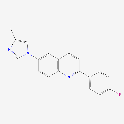 2-(4-fluorophenyl)-6-(4-methylimidazol-1-yl)quinoline (CAS: 1201902-21-7) - Related Chemical Product