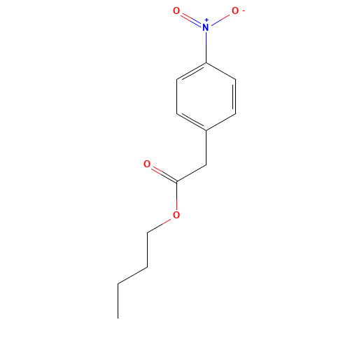 butyl 2-(4-nitrophenyl)acetate (CAS: 334954-03-9) - Chemical Structure and Molecular Formula 