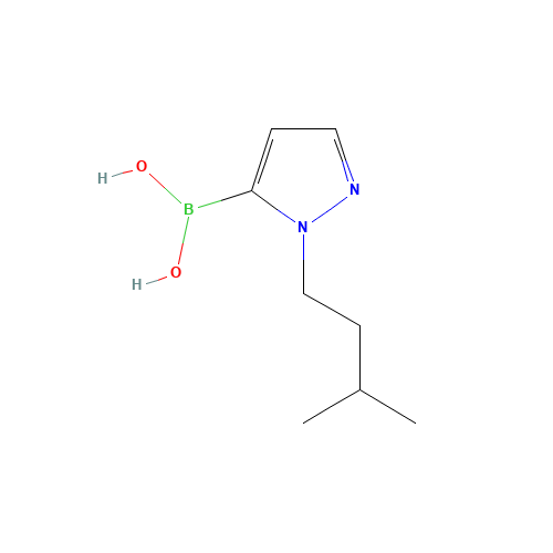[2-(3-methylbutyl)pyrazol-3-yl]boronic acid (CAS: 847818-66-0) - Related Chemical Product