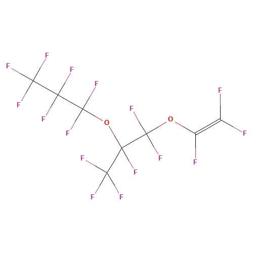 1,1,1,2,3,3-hexafluoro-2-(1,1,2,2,3,3,3-heptafluoropropoxy)-3-(1,2,2-trifluoroethenoxy)propane (CAS: 1644-11-7) - Related Chemical Product
