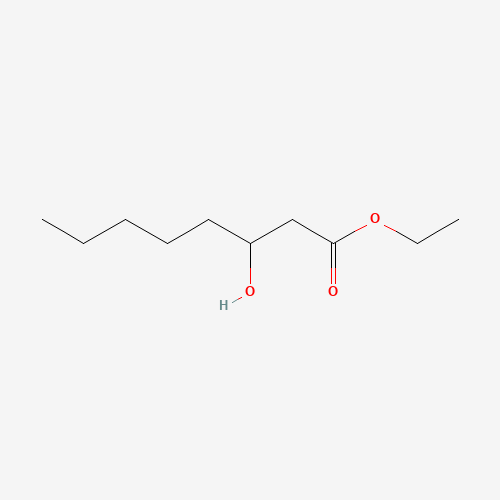 ethyl 3-hydroxyoctanoate (CAS: 7367-90-0) - Chemical Structure and Molecular Formula 