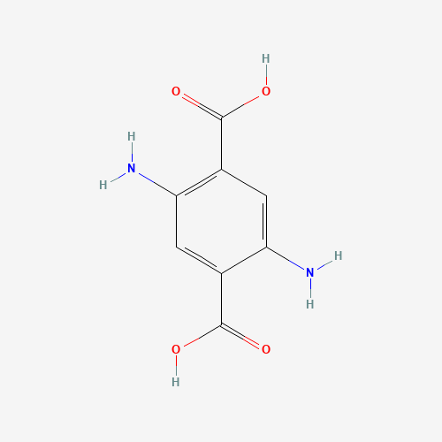2,5-diaminoterephthalic acid (CAS: 945-30-2) - Chemical Structure and Molecular Formula 