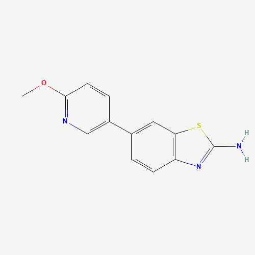 6-(6-methoxypyridin-3-yl)-1,3-benzothiazol-2-amine (CAS: 1244059-46-8) - Related Chemical Product