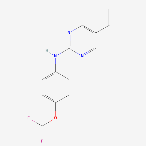N-[4-(difluoromethoxy)phenyl]-5-ethenylpyrimidin-2-amine (CAS: 1428558-61-5) - Related Chemical Product