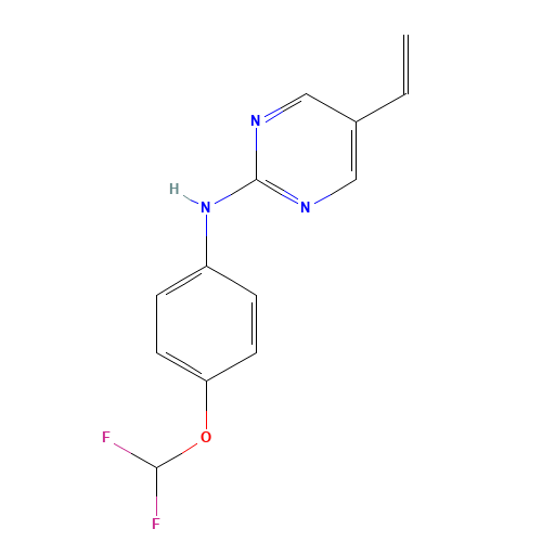N-[4-(difluoromethoxy)phenyl]-5-ethenylpyrimidin-2-amine (CAS: 1428558-61-5) - Related Chemical Product