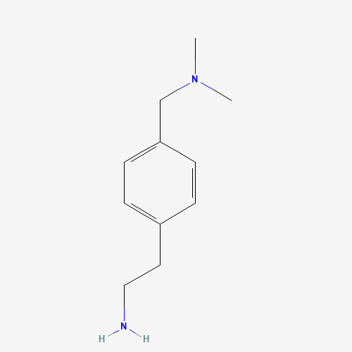 2-[4-[(dimethylamino)methyl]phenyl]ethanamine (CAS: 669002-47-5) - Chemical Structure and Molecular Formula 