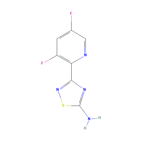 3-(3,5-difluoropyridin-2-yl)-1,2,4-thiadiazol-5-amine (CAS: 1179362-54-9) - Related Chemical Product