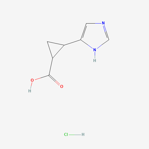 2-(1H-imidazol-5-yl)cyclopropane-1-carboxylic acid;hydrochloride (CAS: 25206-12-6) - Related Chemical Product