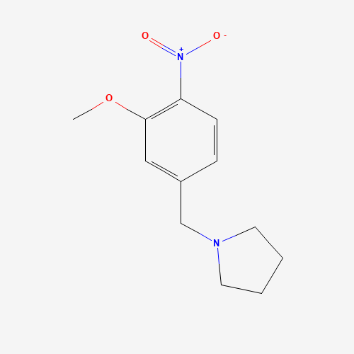 1-[(3-methoxy-4-nitrophenyl)methyl]pyrrolidine (CAS: 1400287-33-3) - Related Chemical Product