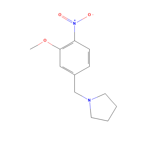 1-[(3-methoxy-4-nitrophenyl)methyl]pyrrolidine (CAS: 1400287-33-3) - Related Chemical Product