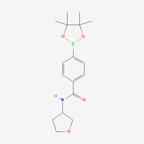 N-(oxolan-3-yl)-4-(4,4,5,5-tetramethyl-1,3,2-dioxaborolan-2-yl)benzamide (CAS: 1332707-26-2) - Related Chemical Product
