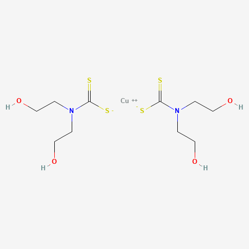 copper;N,N-bis(2-hydroxyethyl)carbamodithioate (CAS: 52611-57-1) - Related Chemical Product