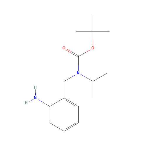 tert-butyl N-[(2-aminophenyl)methyl]-N-propan-2-ylcarbamate (CAS: 338990-67-3) - Related Chemical Product