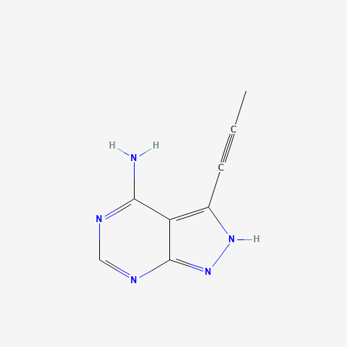 3-prop-1-ynyl-2H-pyrazolo[3,4-d]pyrimidin-4-amine (CAS: 637338-71-7) - Related Chemical Product