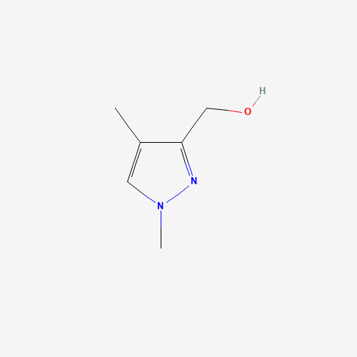 (1,4-dimethylpyrazol-3-yl)methanol (CAS: 881008-97-5) - Chemical Structure and Molecular Formula 