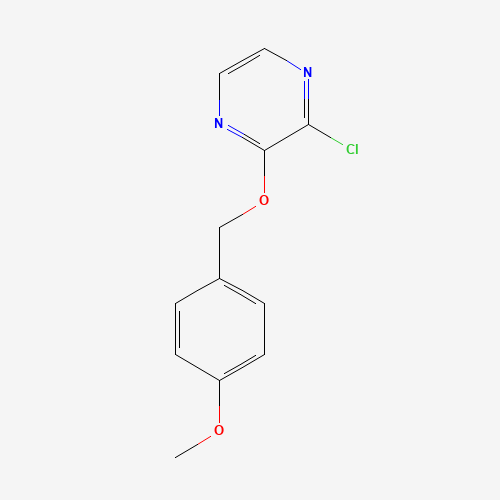 2-chloro-3-[(4-methoxyphenyl)methoxy]pyrazine (CAS: 1025468-40-9) - Chemical Structure and Molecular Formula 