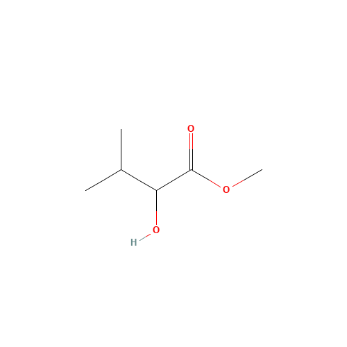 methyl 2-hydroxy-3-methylbutanoate (CAS: 17417-00-4) - Chemical Structure and Molecular Formula 