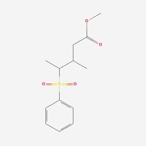 methyl 4-(benzenesulfonyl)-3-methylpentanoate (CAS: 1373209-58-5) - Related Chemical Product