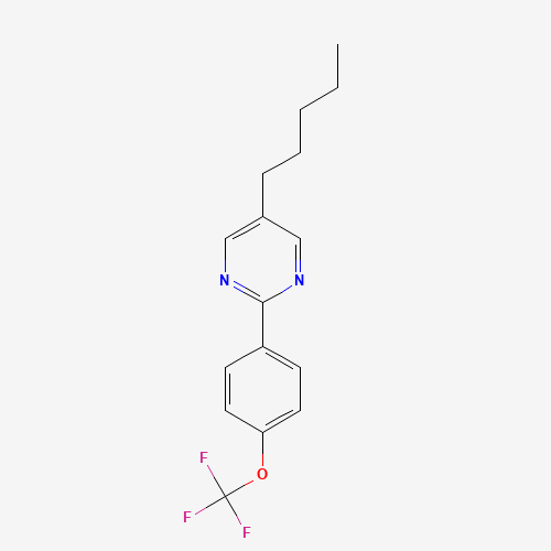 5-pentyl-2-[4-(trifluoromethoxy)phenyl]pyrimidine (CAS: 135734-63-3) - Related Chemical Product
