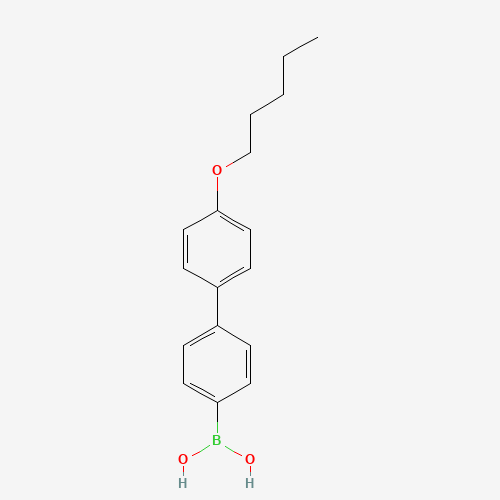 [4-(4-pentoxyphenyl)phenyl]boronic acid (CAS: 158937-25-8) - Related Chemical Product