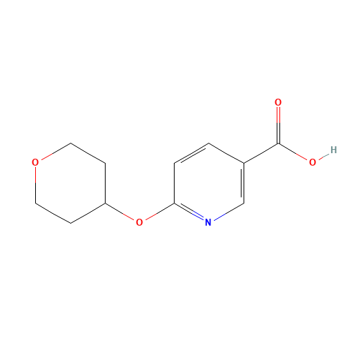 6-(oxan-4-yloxy)pyridine-3-carboxylic acid (CAS: 886851-55-4) - Related Chemical Product