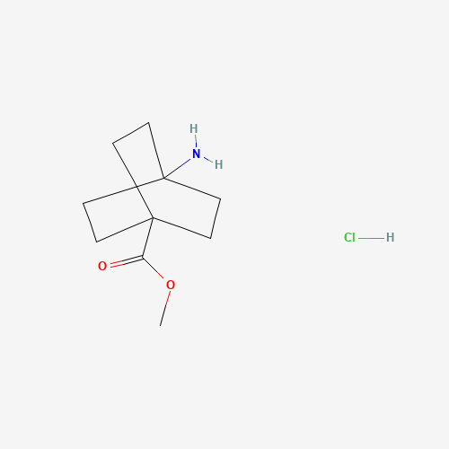 methyl 4-aminobicyclo[2.2.2]octane-1-carboxylate;hydrochloride (CAS: 135908-43-9) - Chemical Structure and Molecular Formula 