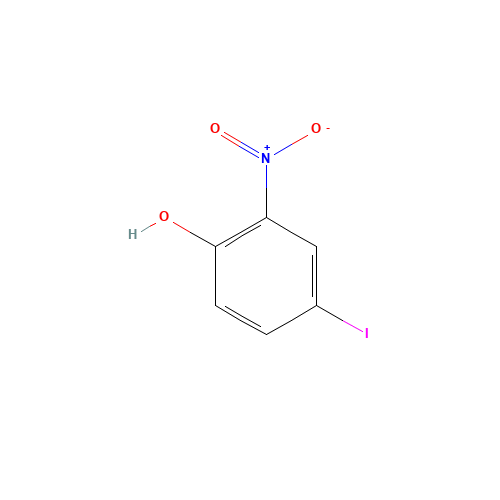 4-iodo-2-nitrophenol (CAS: 21784-73-6) - Chemical Structure and Molecular Formula 