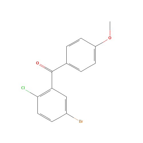 (5-bromo-2-chlorophenyl)-(4-methoxyphenyl)methanone (CAS: 333361-49-2) - Related Chemical Product
