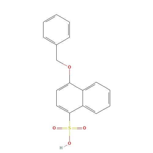 4-phenylmethoxynaphthalene-1-sulfonic acid (CAS: 928236-97-9) - Related Chemical Product