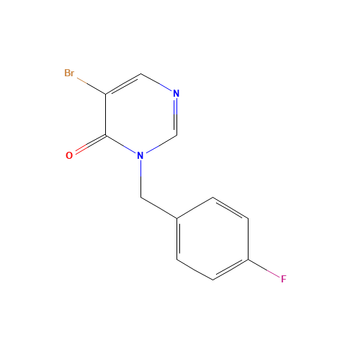 5-bromo-3-[(4-fluorophenyl)methyl]pyrimidin-4-one (CAS: 960298-21-9) - Related Chemical Product