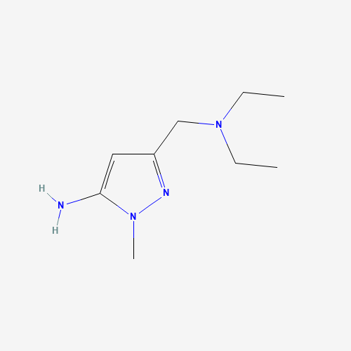 5-(diethylaminomethyl)-2-methylpyrazol-3-amine (CAS: 1224888-38-3) - Related Chemical Product