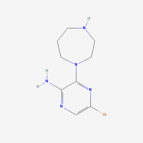 5-bromo-3-(1,4-diazepan-1-yl)pyrazin-2-amine (CAS: 893612-22-1) - Related Chemical Product