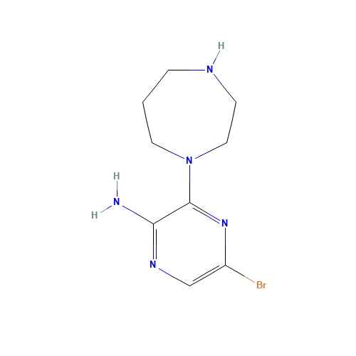 5-bromo-3-(1,4-diazepan-1-yl)pyrazin-2-amine (CAS: 893612-22-1) - Related Chemical Product