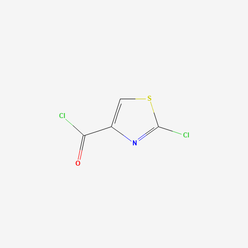 2-chloro-1,3-thiazole-4-carbonyl chloride (CAS: 16099-04-0) - Chemical Structure and Molecular Formula 