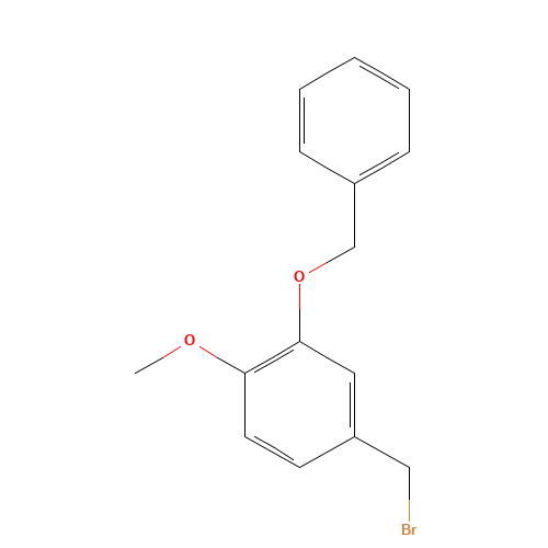 4-(bromomethyl)-1-methoxy-2-phenylmethoxybenzene (CAS: 55667-12-4) - Related Chemical Product