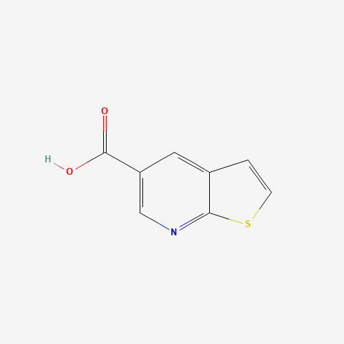 thieno[2,3-b]pyridine-5-carboxylic acid (CAS: 117390-38-2) - Chemical Structure and Molecular Formula 