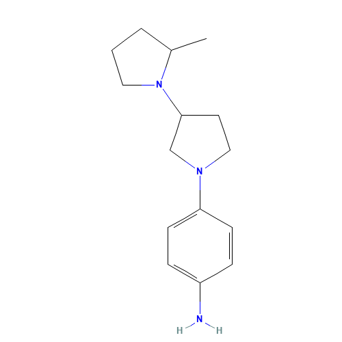 4-[3-(2-methylpyrrolidin-1-yl)pyrrolidin-1-yl]aniline (CAS: 1239012-89-5) - Related Chemical Product