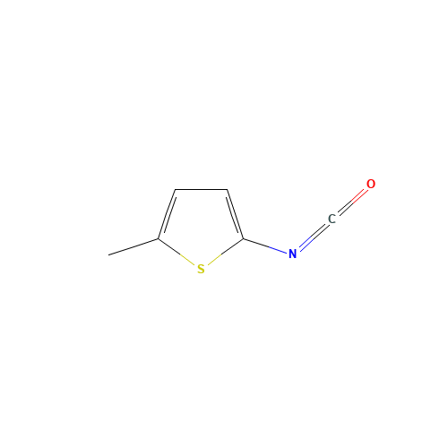 2-isocyanato-5-methylthiophene (CAS: 76536-99-7) - Chemical Structure and Molecular Formula 