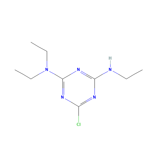6-chloro-2-N,2-N,4-N-triethyl-1,3,5-triazine-2,4-diamine (CAS: 1912-26-1) - Related Chemical Product