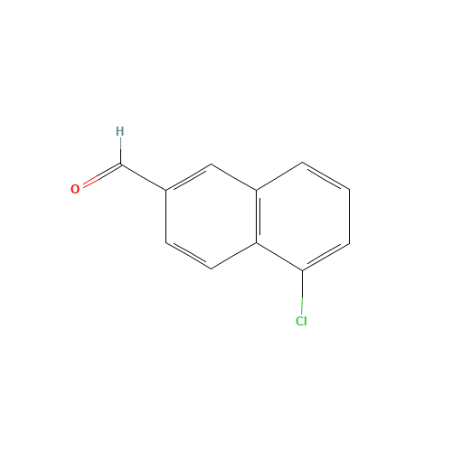 5-chloronaphthalene-2-carbaldehyde (CAS: 122349-67-1) - Chemical Structure and Molecular Formula 