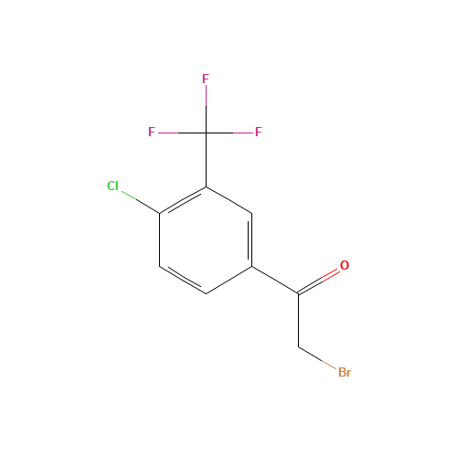2-bromo-1-[4-chloro-3-(trifluoromethyl)phenyl]ethanone (CAS: 630404-09-0) - Related Chemical Product