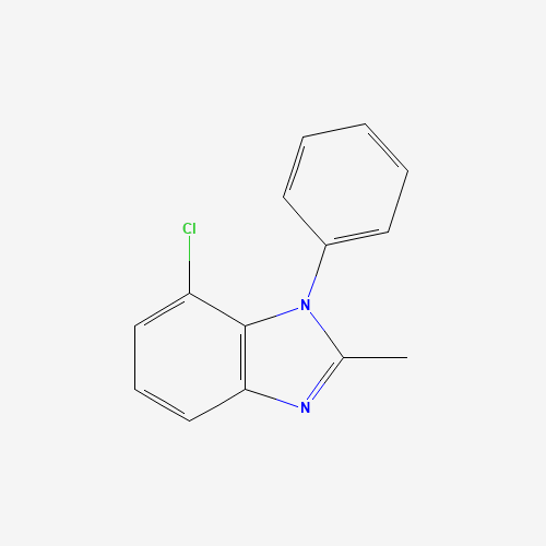 7-chloro-2-methyl-1-phenylbenzimidazole (CAS: 35873-86-0) - Chemical Structure and Molecular Formula 