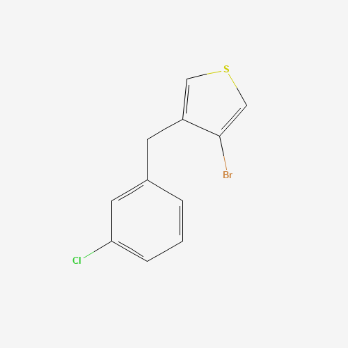 3-bromo-4-[(3-chlorophenyl)methyl]thiophene (CAS: 1014645-14-7) - Related Chemical Product