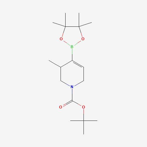 tert-butyl 3-methyl-4-(4,4,5,5-tetramethyl-1,3,2-dioxaborolan-2-yl)-3,6-dihydro-2H-pyridine-1-carboxylate (CAS: 1268816-61-0) - Related Chemical Product