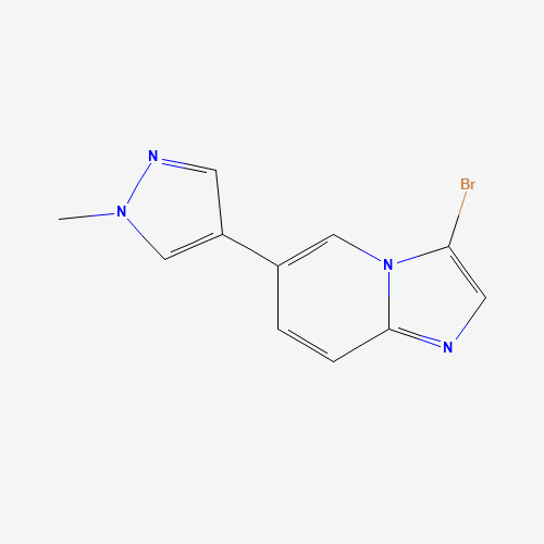 3-bromo-6-(1-methylpyrazol-4-yl)imidazo[1,2-a]pyridine (CAS: 1205744-41-7) - Related Chemical Product