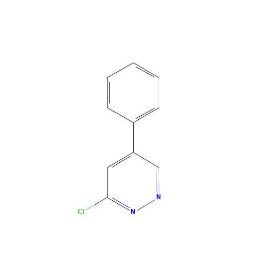 3-chloro-5-phenylpyridazine (CAS: 86663-08-3) - Chemical Structure and Molecular Formula 